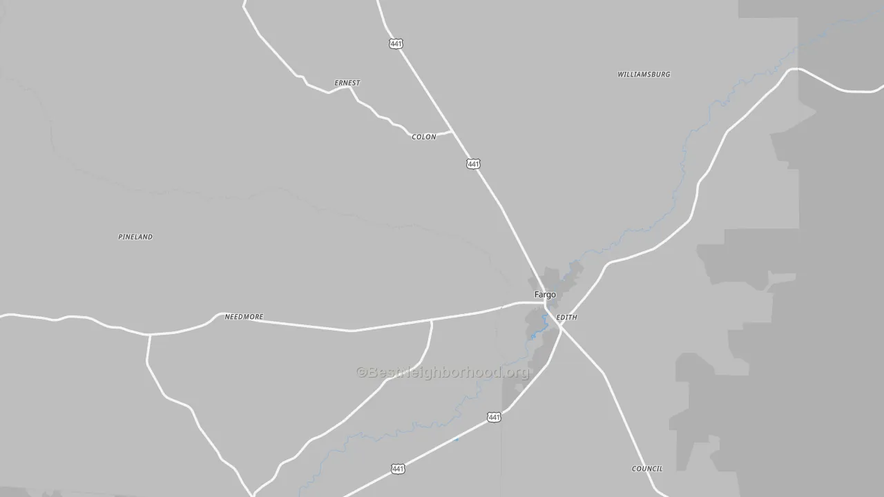 Transit Grade map of 31631, GA