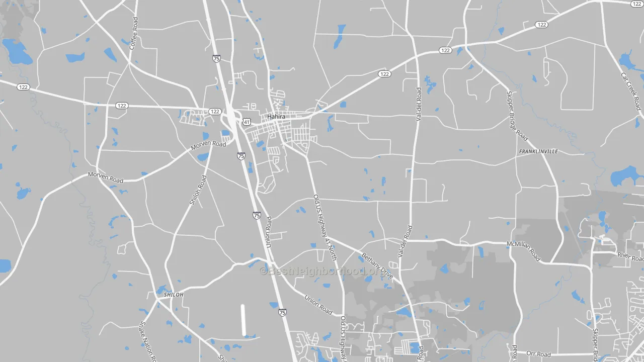 Transit Grade map of 31632, GA