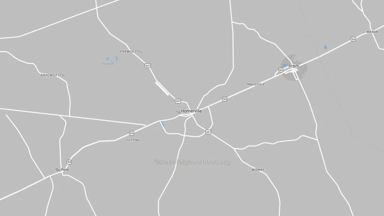Transit Grade map of 31634, GA