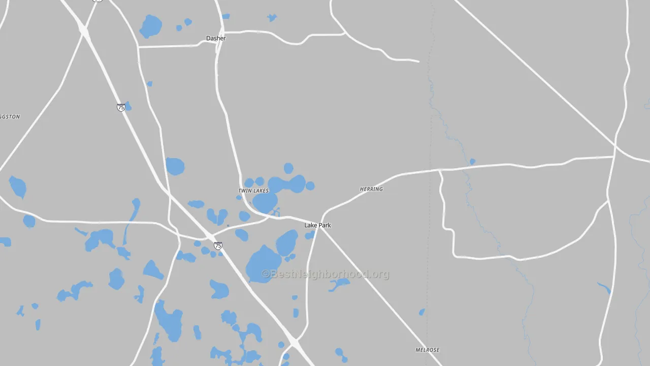 Transit Grade map of 31636, GA