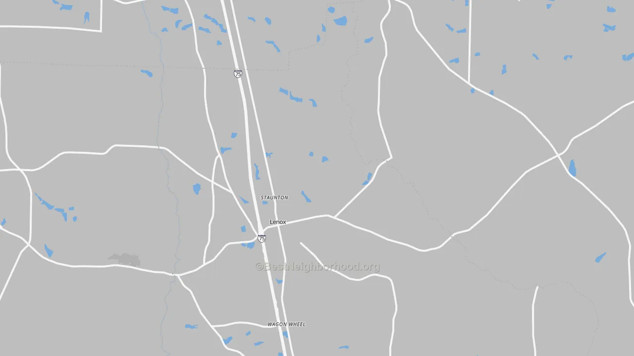Transit Grade map of 31637, GA
