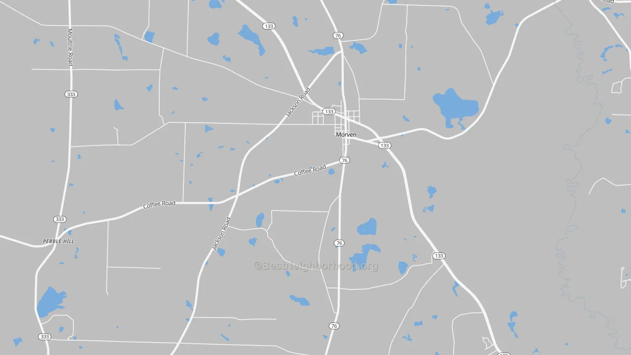Transit Grade map of 31638, GA