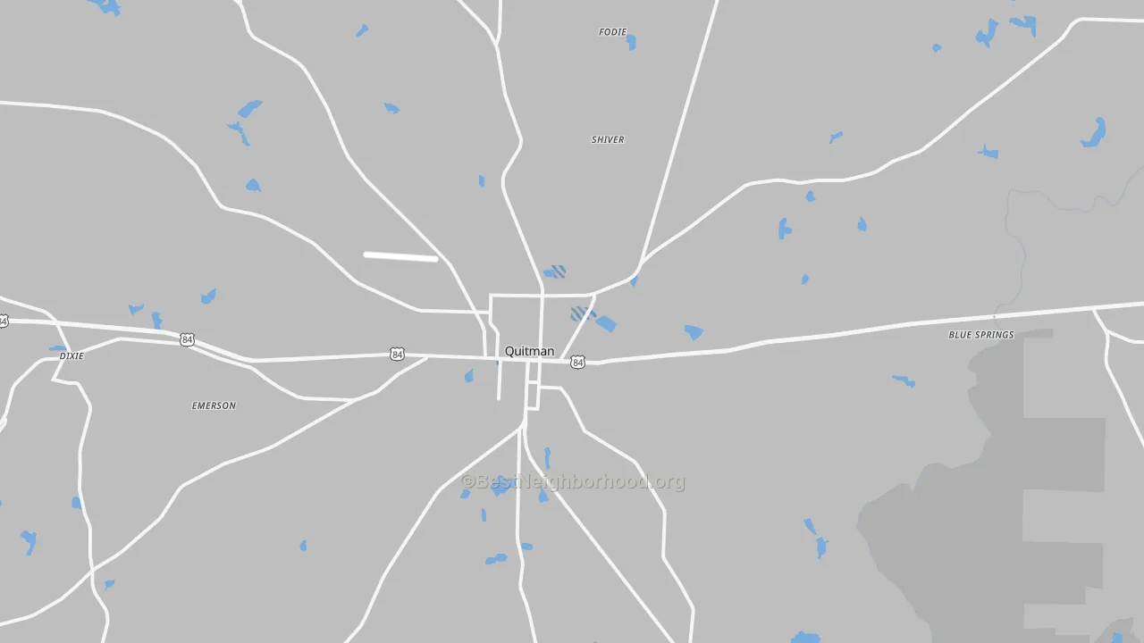 Transit Grade map of 31643, GA