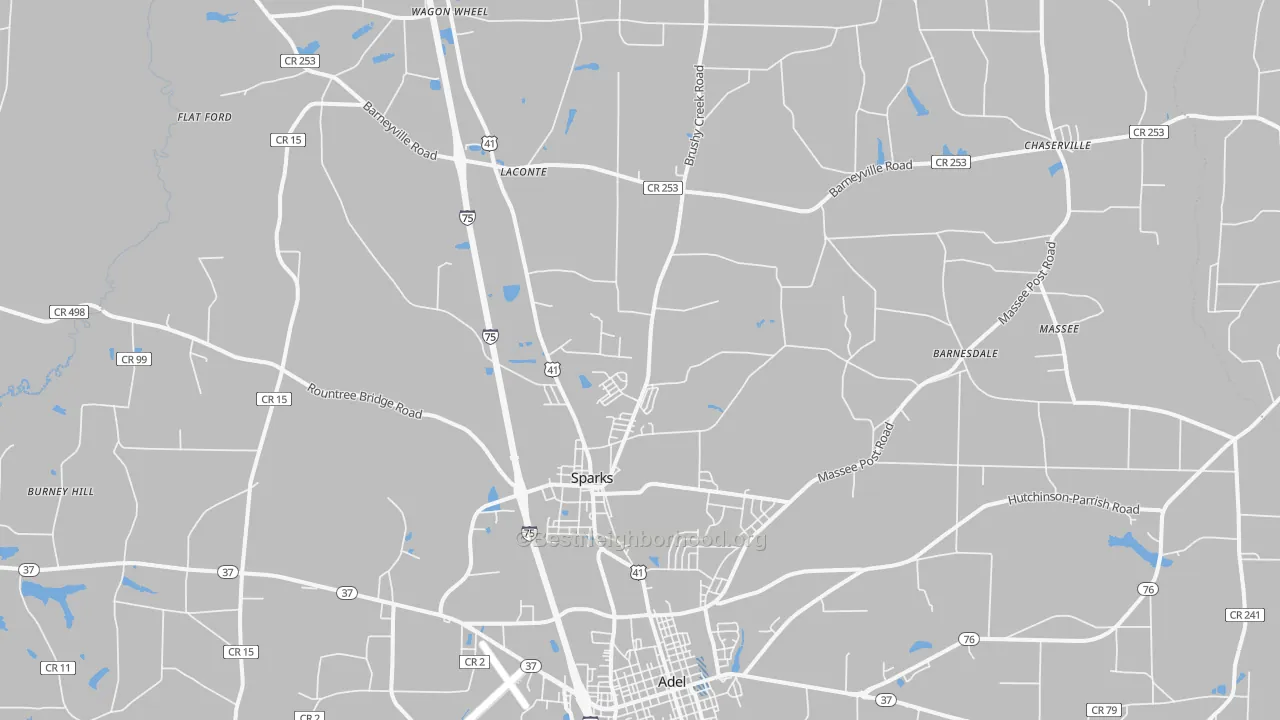 Transit Grade map of 31647, GA