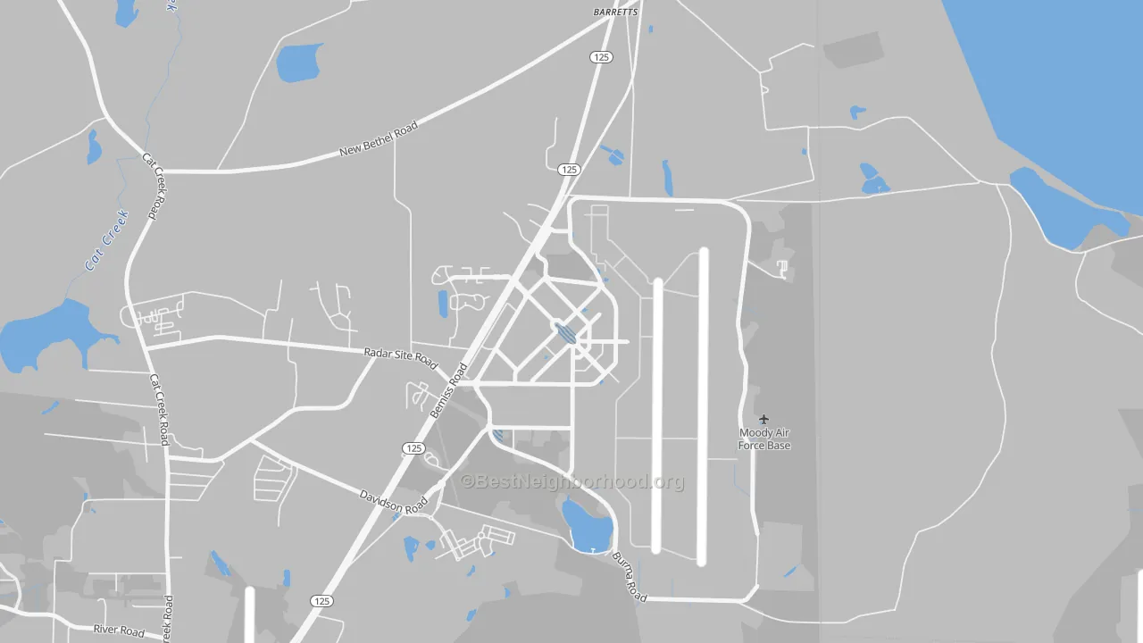 Transit Grade map of 31699, GA