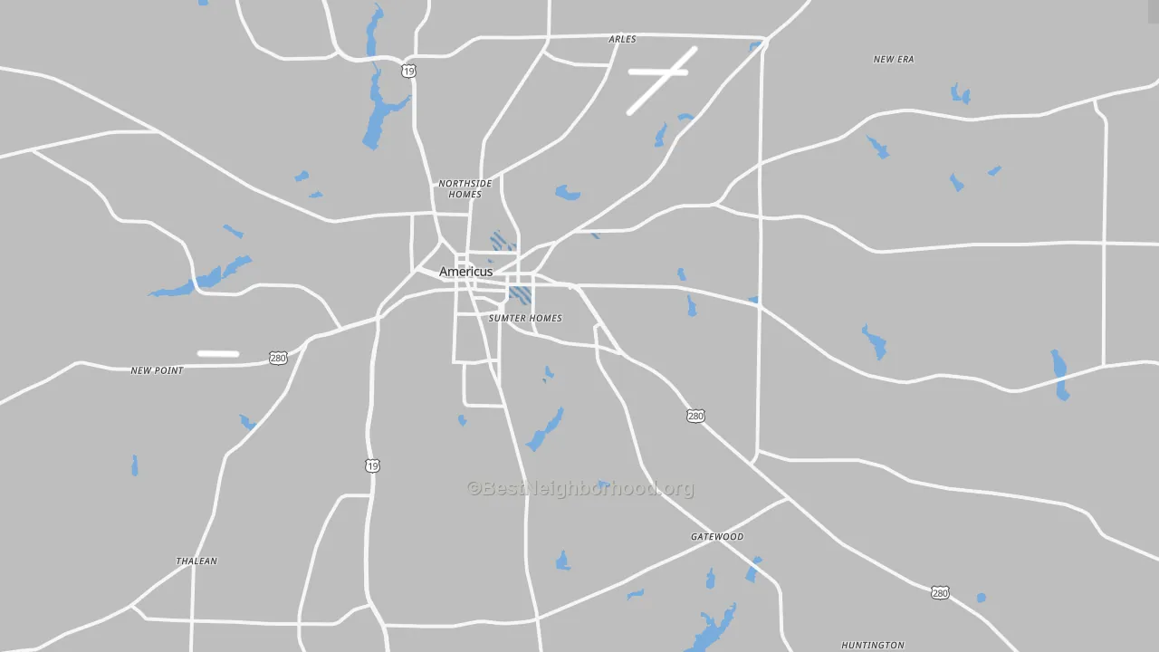 Transit Grade map of 31709, GA