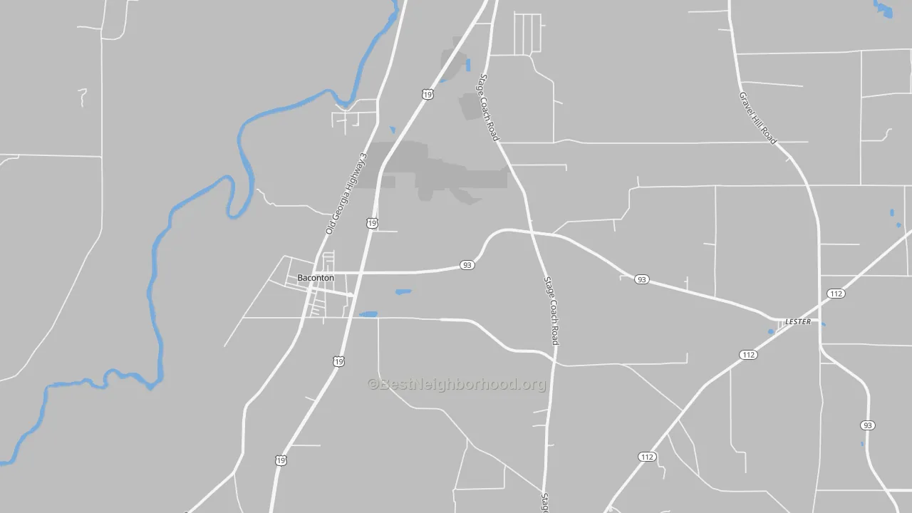 Transit Grade map of 31716, GA