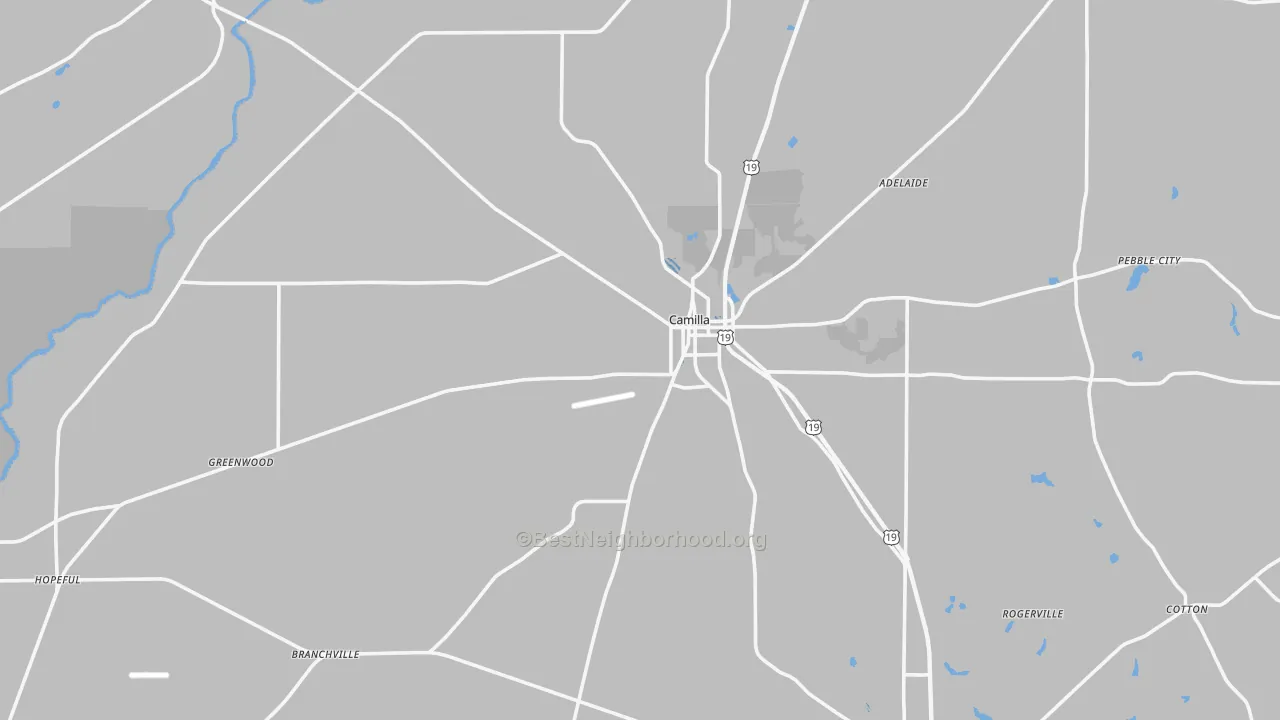 Transit Grade map of 31730, GA