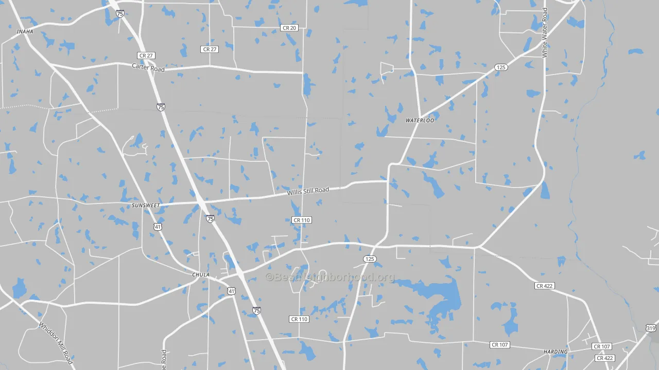Transit Grade map of 31733, GA