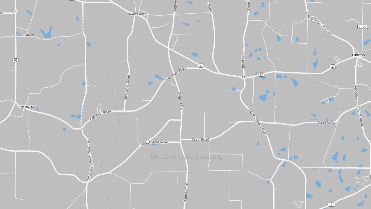 Transit Grade map of 31756, GA