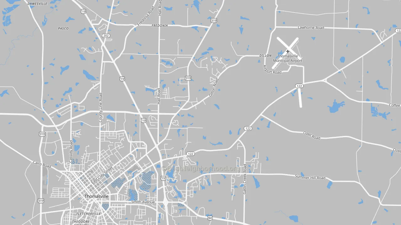Transit Grade map of 31757, GA