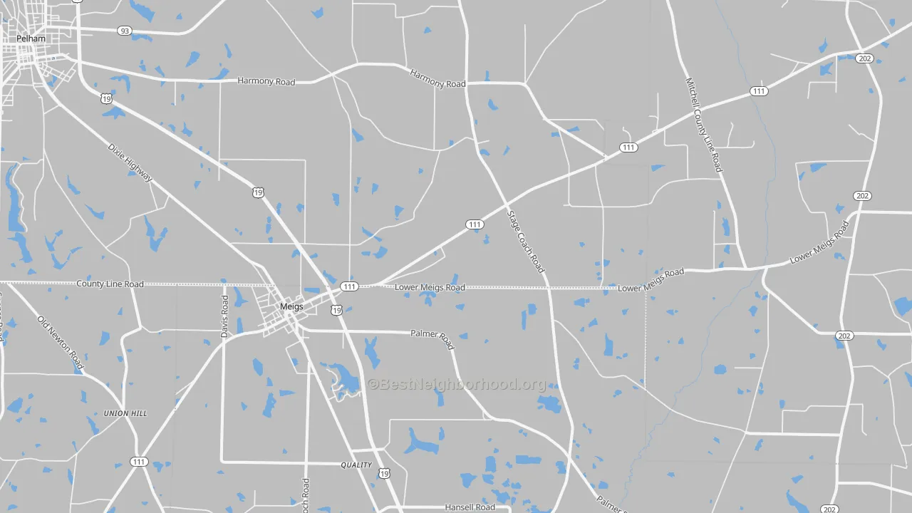 Transit Grade map of 31765, GA