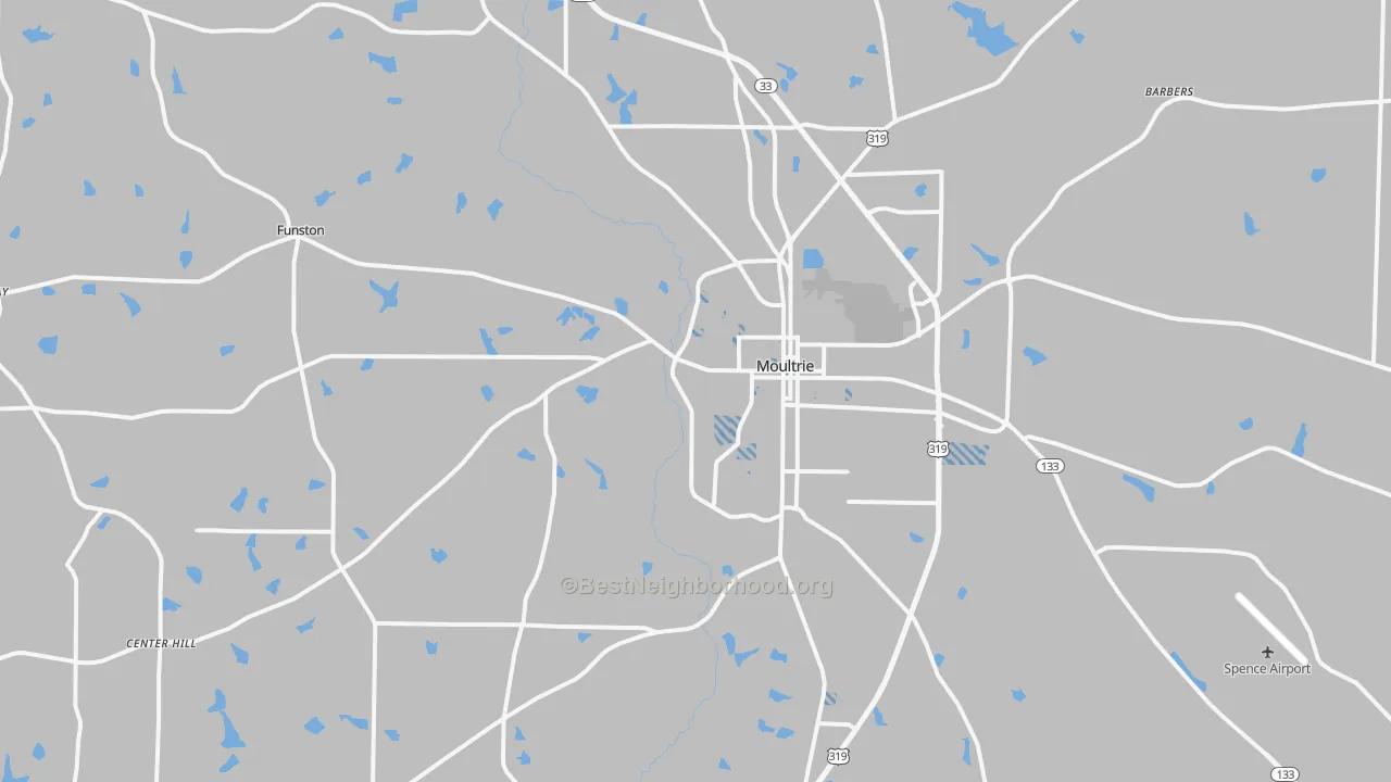 Transit Grade map of 31768, GA