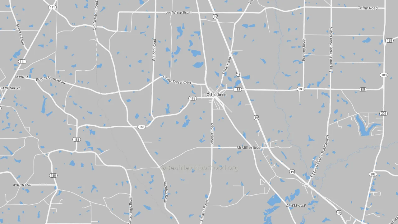 Transit Grade map of 31773, GA