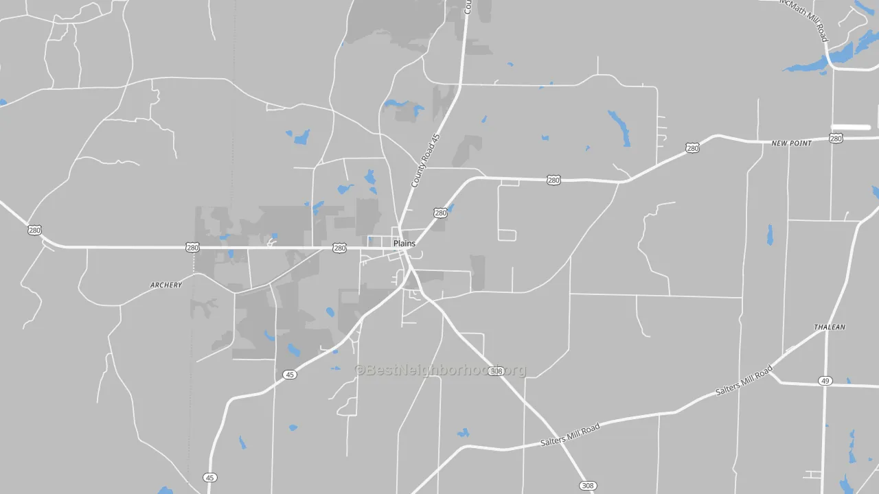 Transit Grade map of 31780, GA