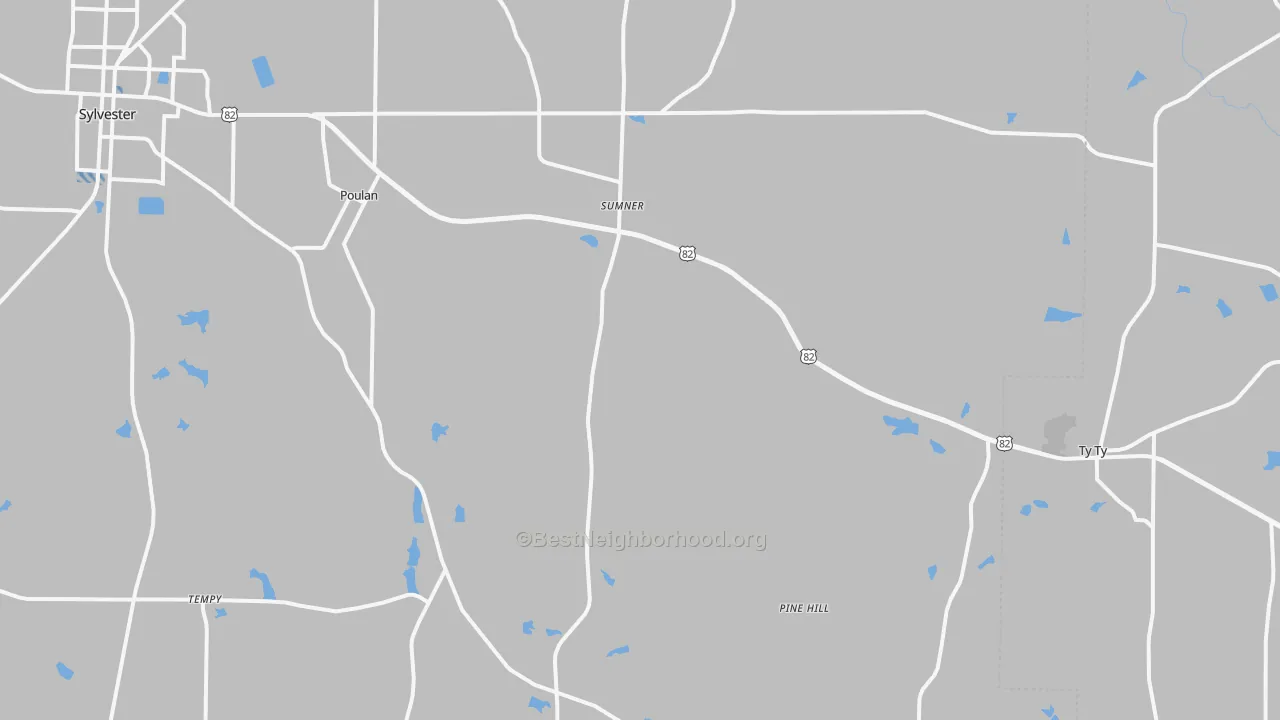 Transit Grade map of 31789, GA