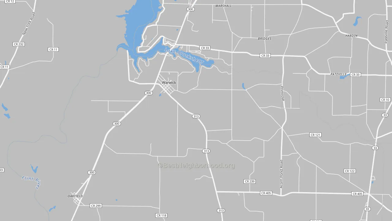 Transit Grade map of 31796, GA
