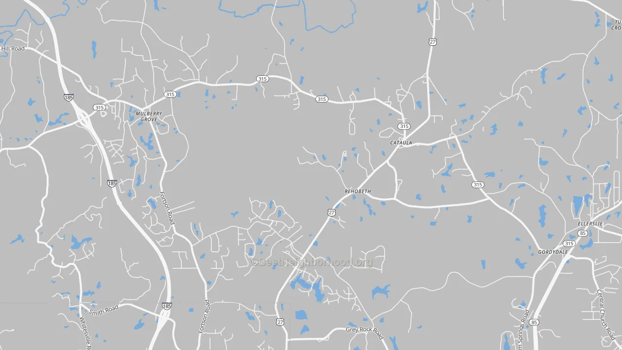 Transit Grade map of 31804, GA