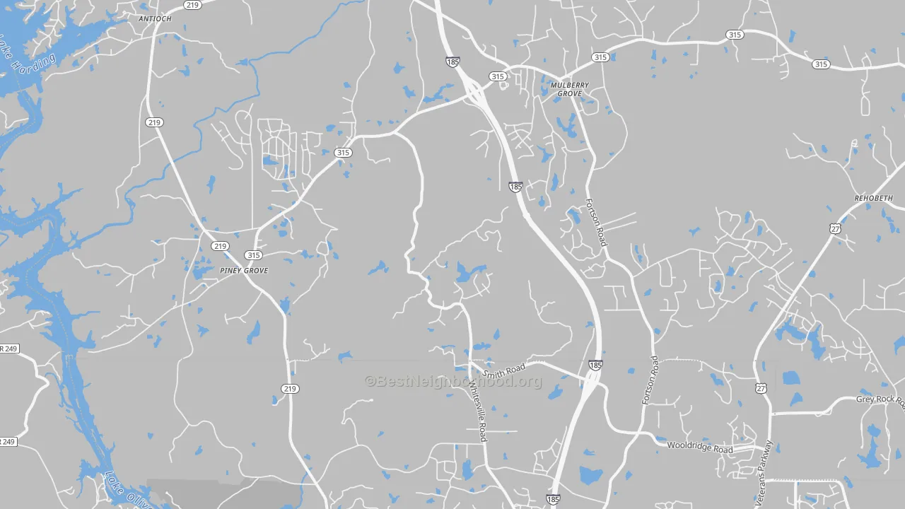 Transit Grade map of 31808, GA