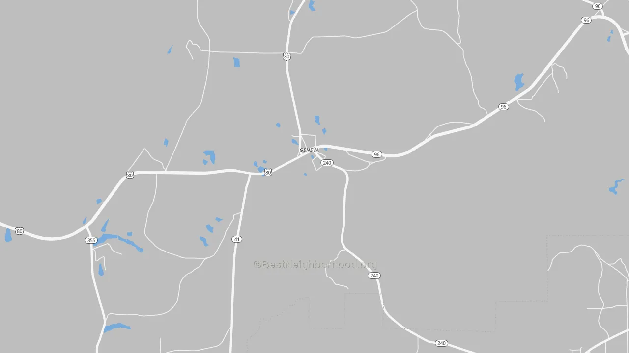 Transit Grade map of 31810, GA