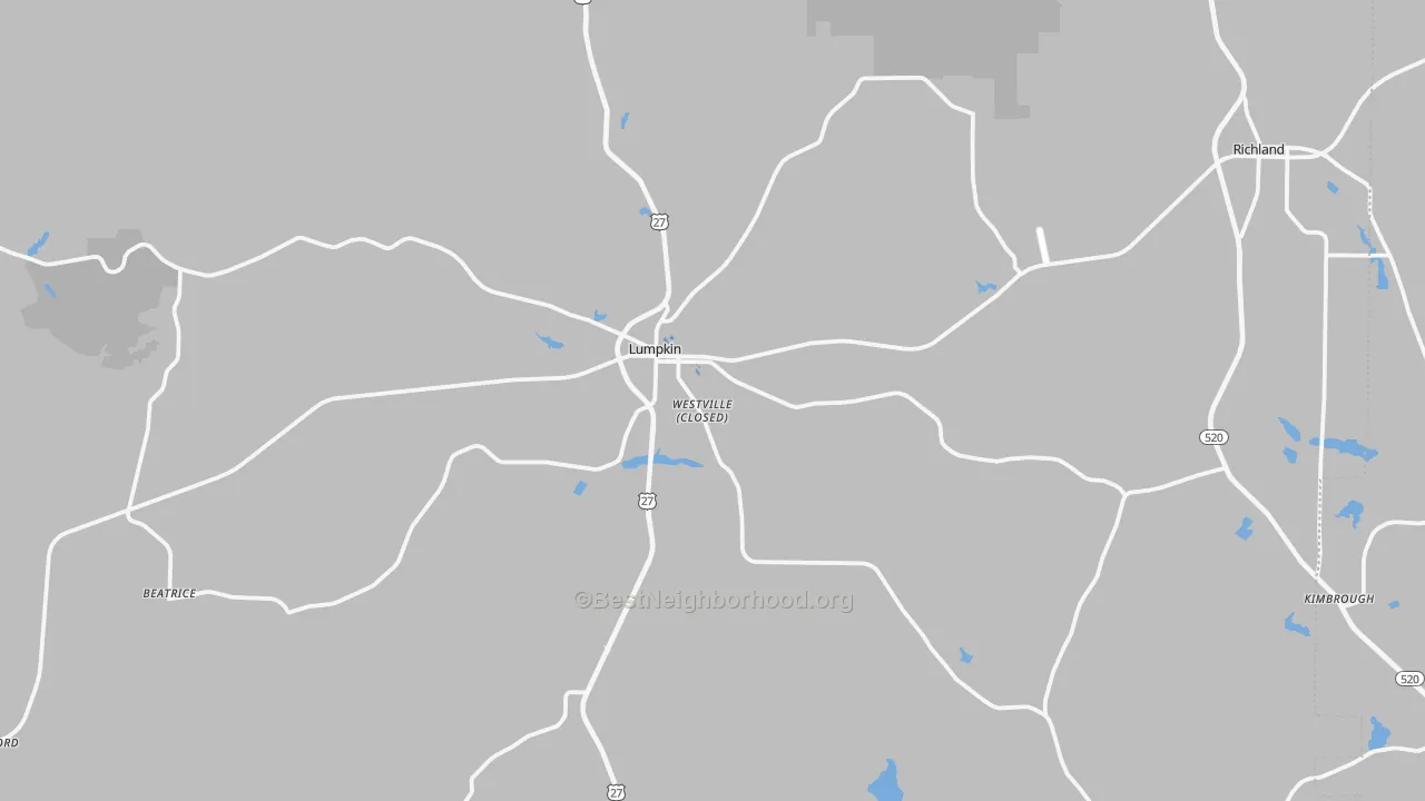 Transit Grade map of 31815, GA