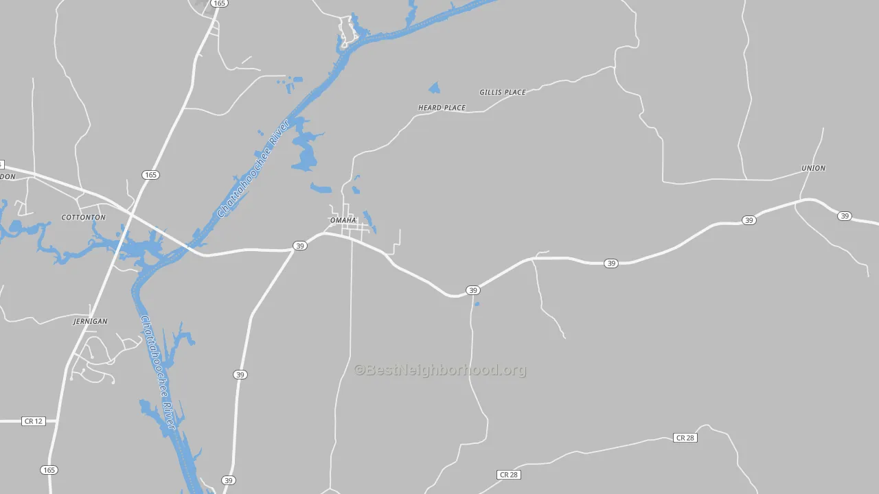 Transit Grade map of 31821, GA