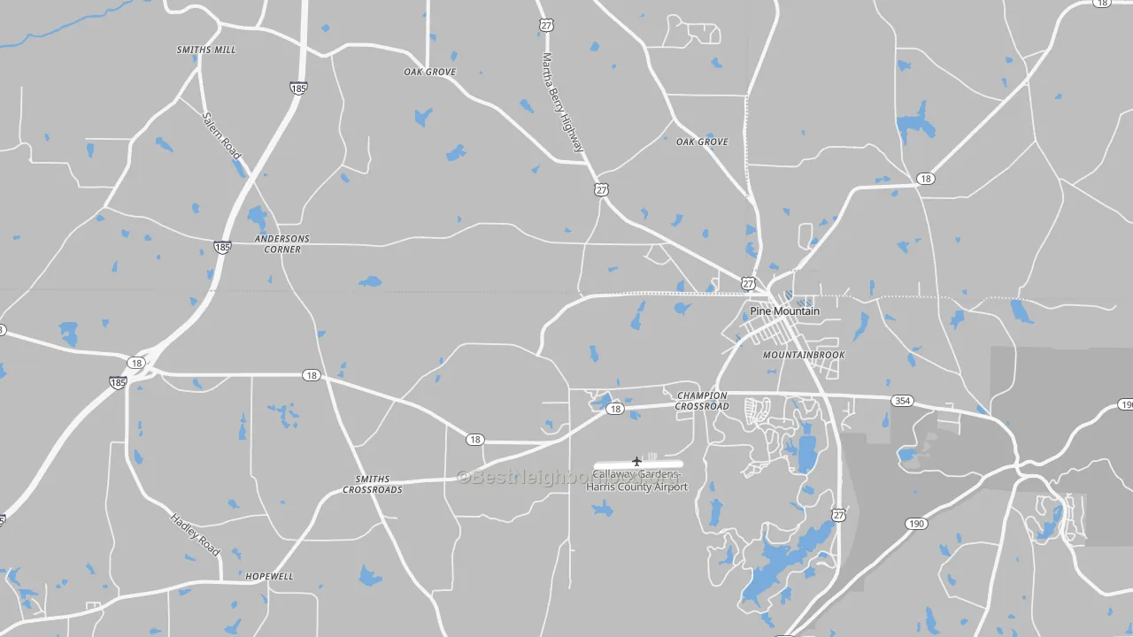 Transit Grade map of 31822, GA