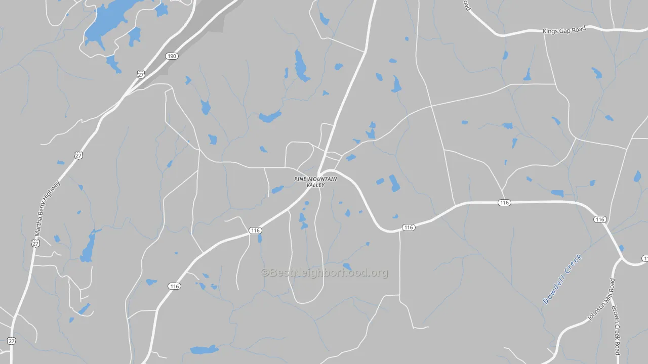Transit Grade map of 31823, GA