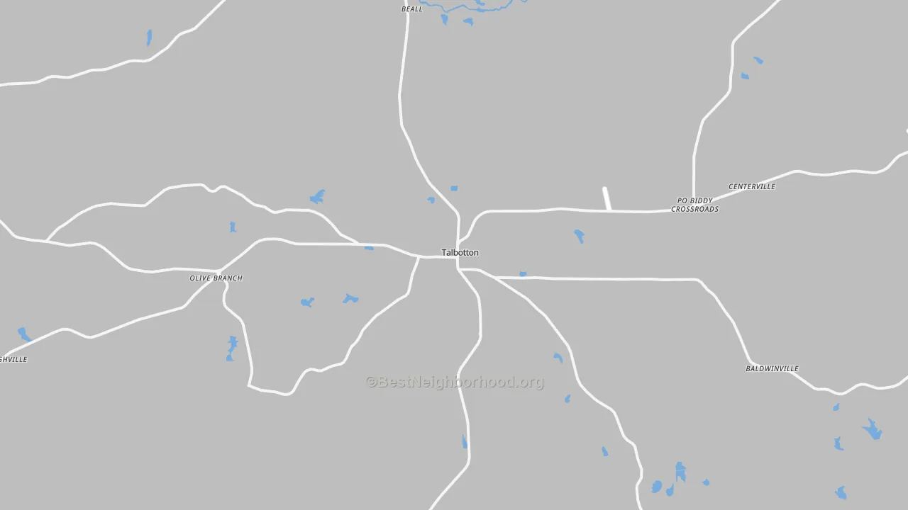 Transit Grade map of 31827, GA