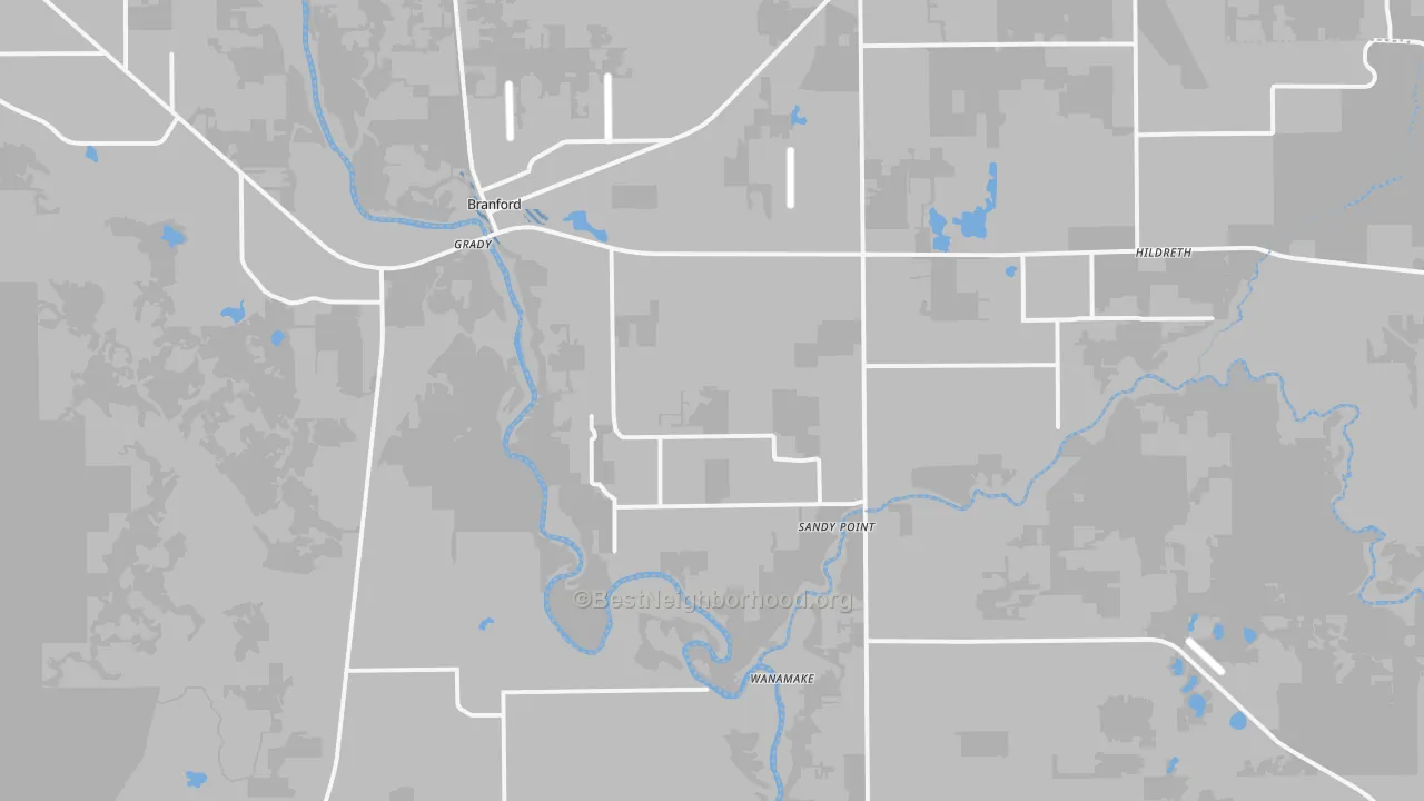 Transit Grade map of 32008, FL
