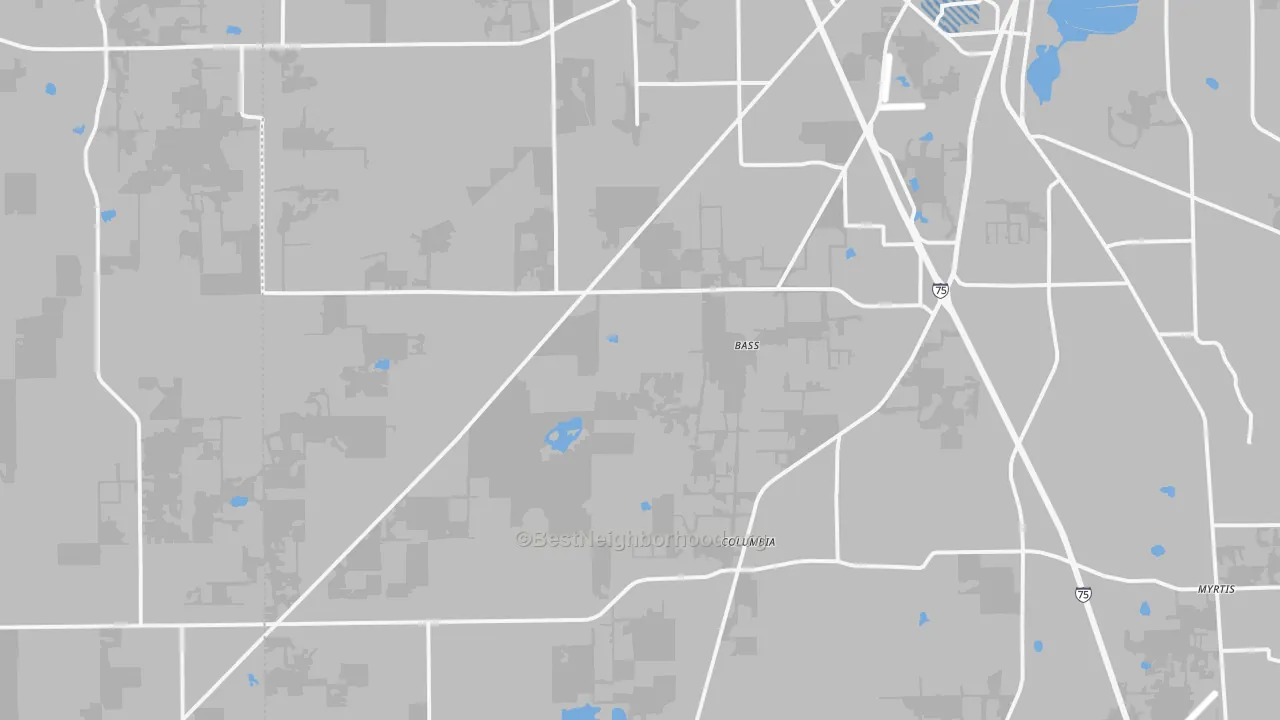 Transit Grade map of 32024, FL