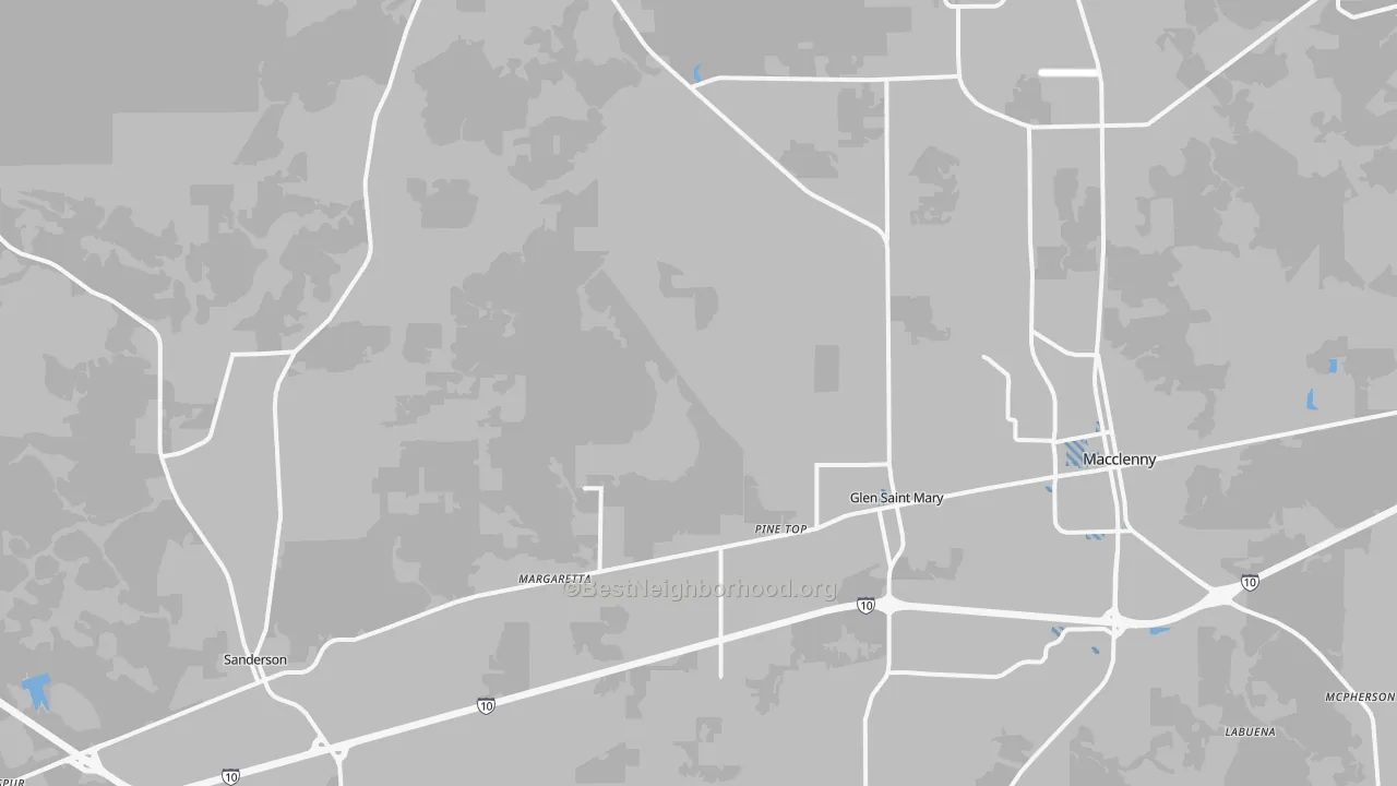 Transit Grade map of 32040, FL