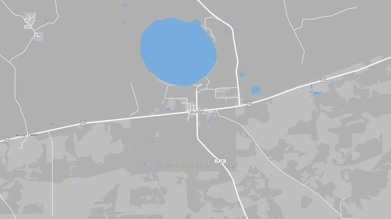 Transit Grade map of 32072, FL
