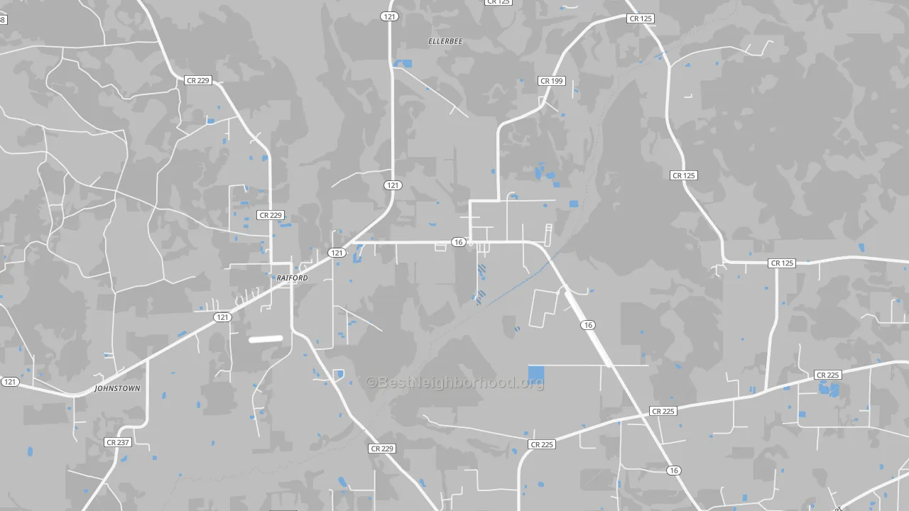Transit Grade map of 32083, FL