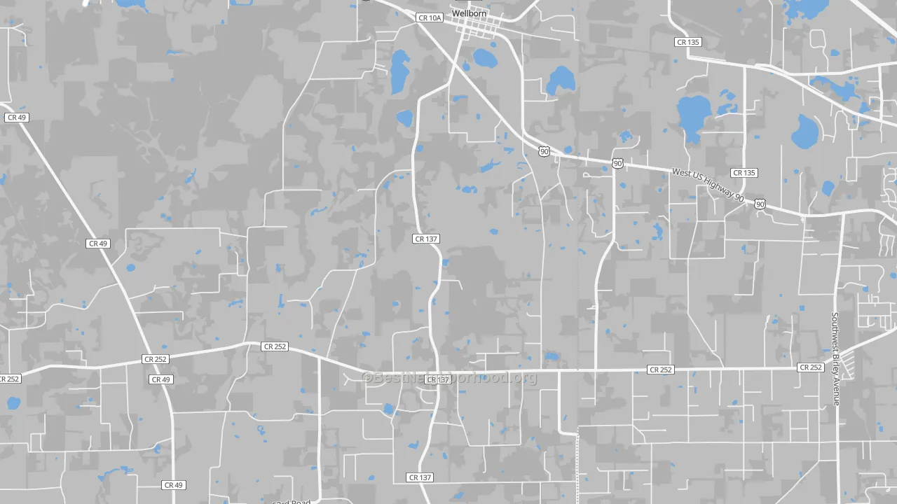 Transit Grade map of 32094, FL