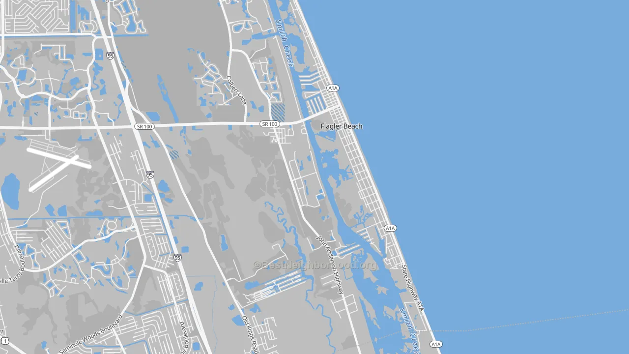 Transit Grade map of 32136, FL