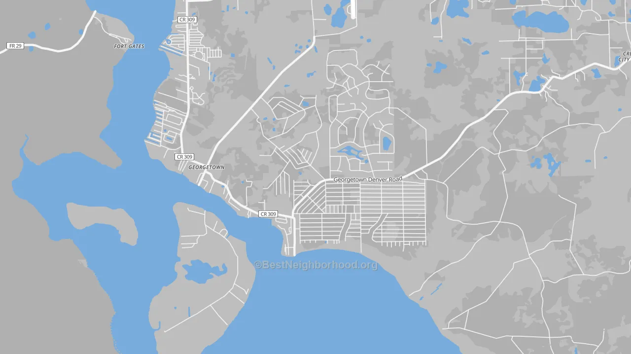 Transit Grade map of 32139, FL