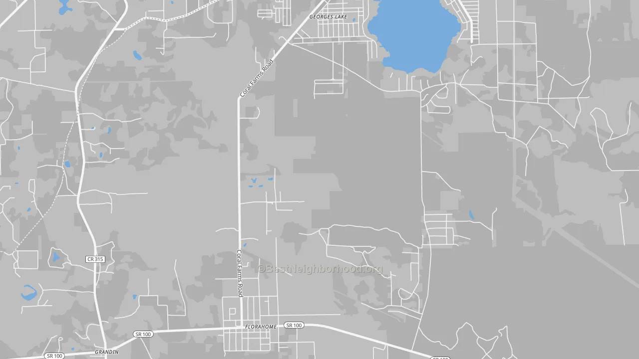 Transit Grade map of 32140, FL