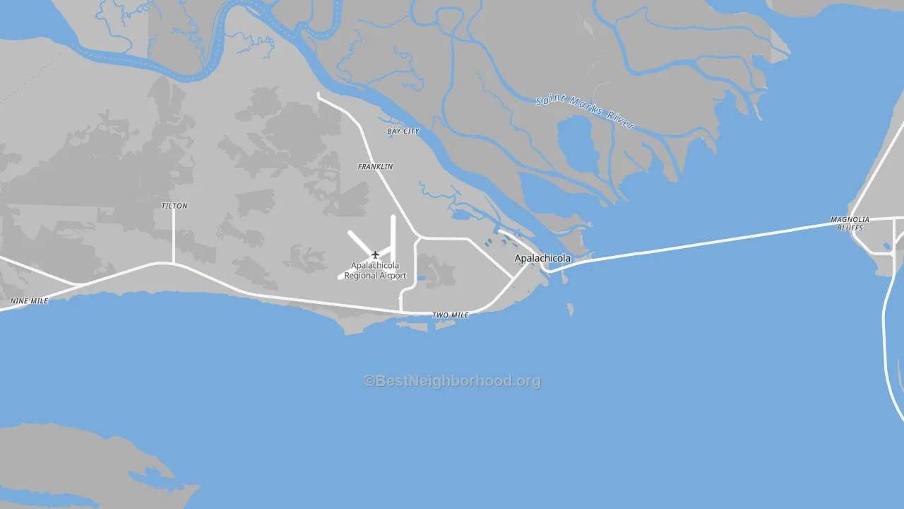 Transit Grade map of 32320, FL