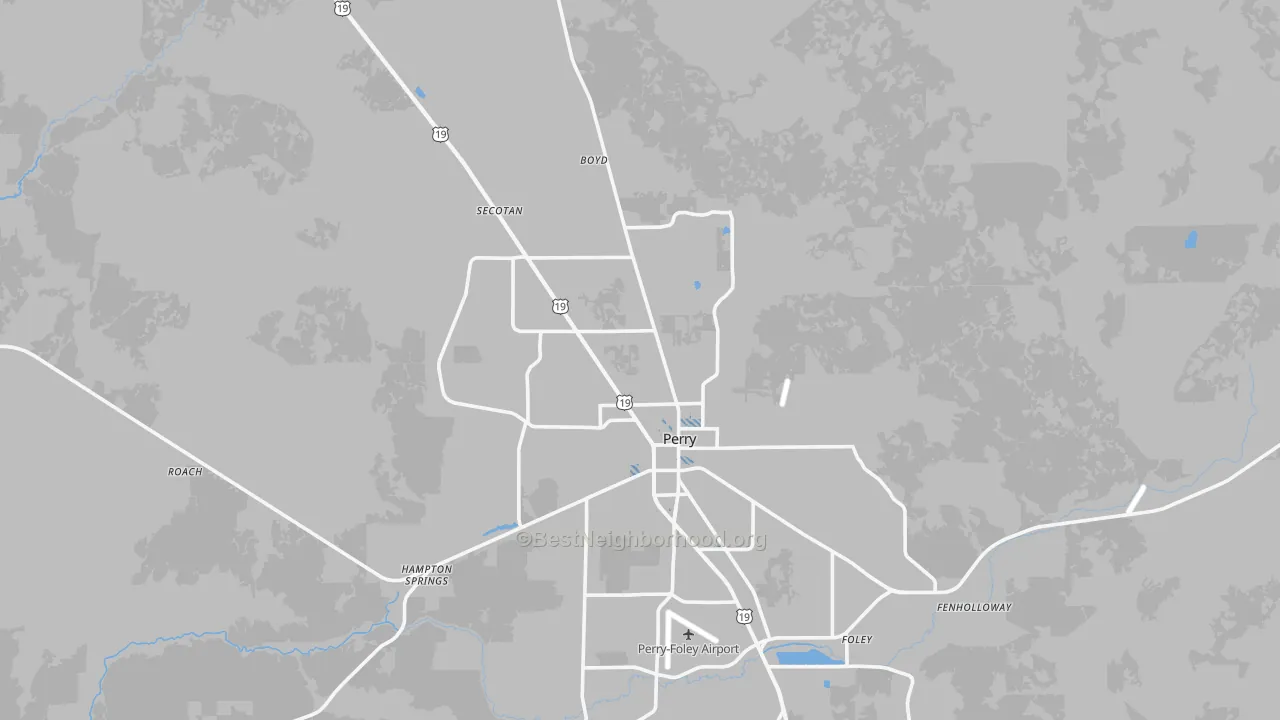Transit Grade map of 32347, FL