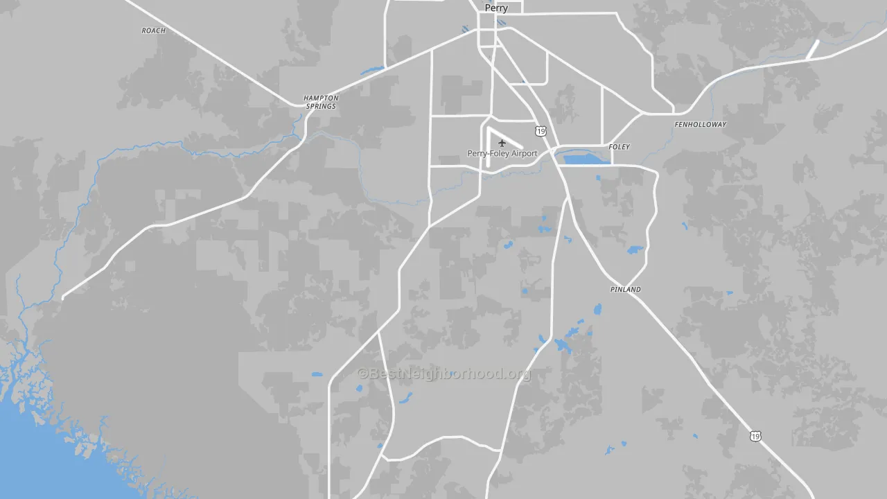 Transit Grade map of 32348, FL