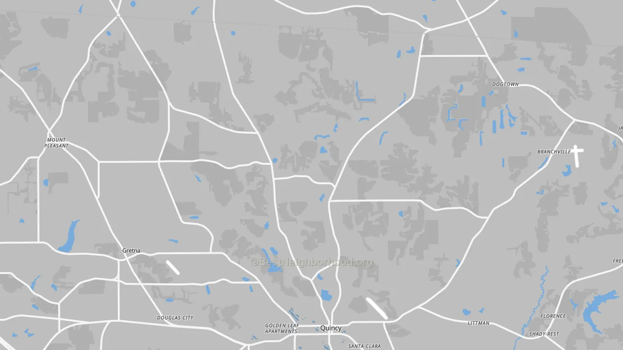 Transit Grade map of 32352, FL