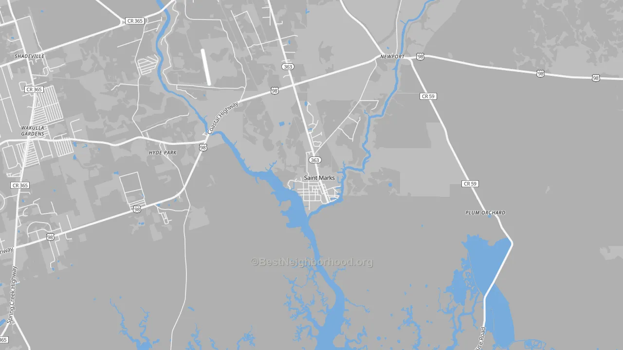 Transit Grade map of 32355, FL