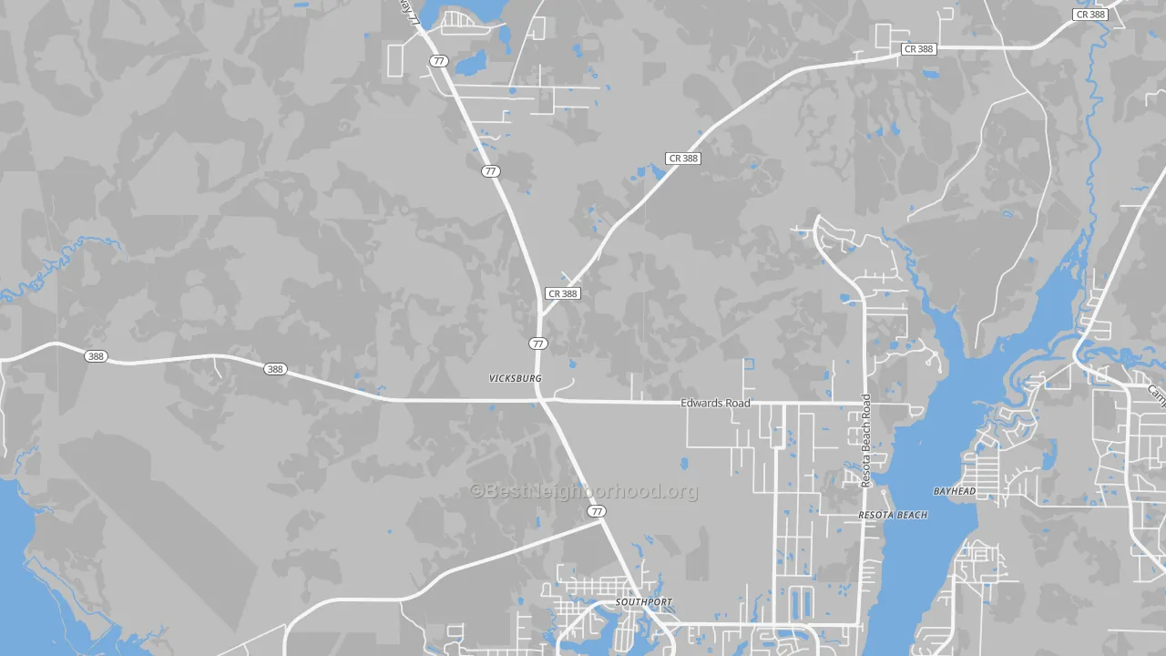 Transit Grade map of 32409, FL