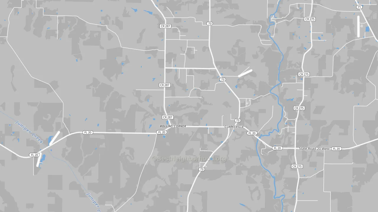 Transit Grade map of 32430, FL
