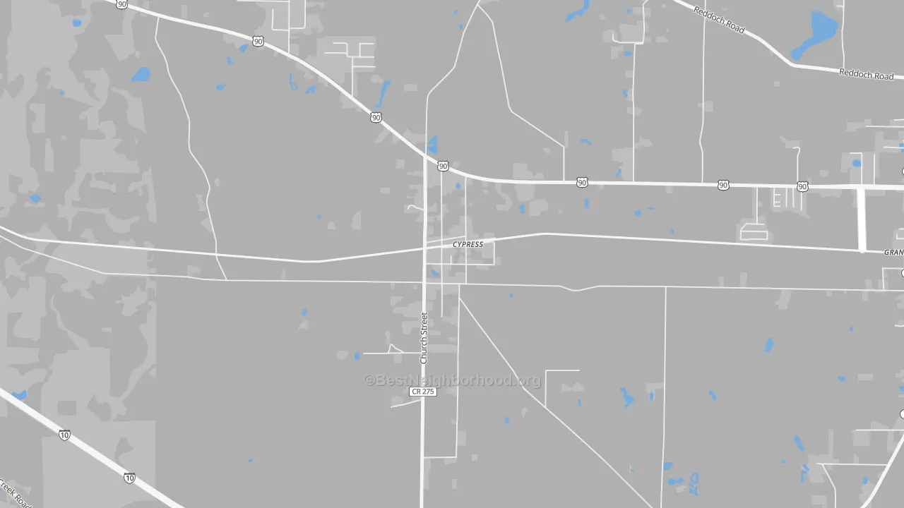 Transit Grade map of 32432, FL
