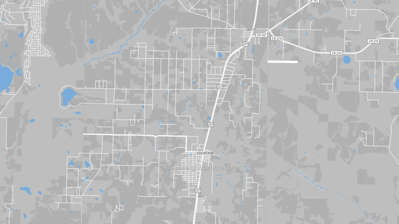 Transit Grade map of 32438, FL