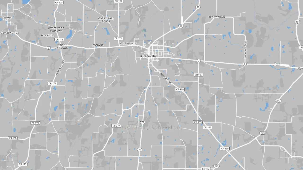 Transit Grade map of 32440, FL