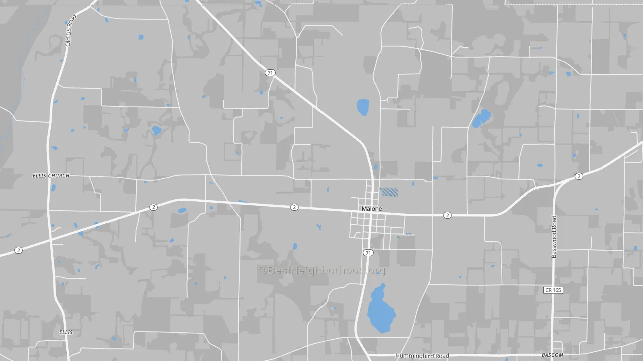 Transit Grade map of 32445, FL