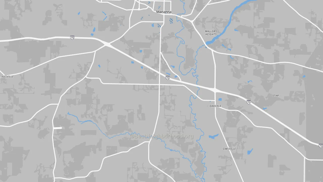 Transit Grade map of 32448, FL